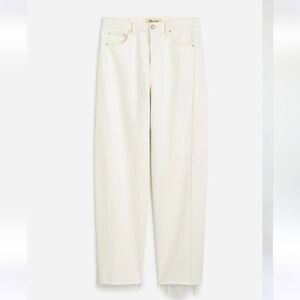 Madewell Pieced Barrel-Leg Jeans W 23 - $148 tile white rigid